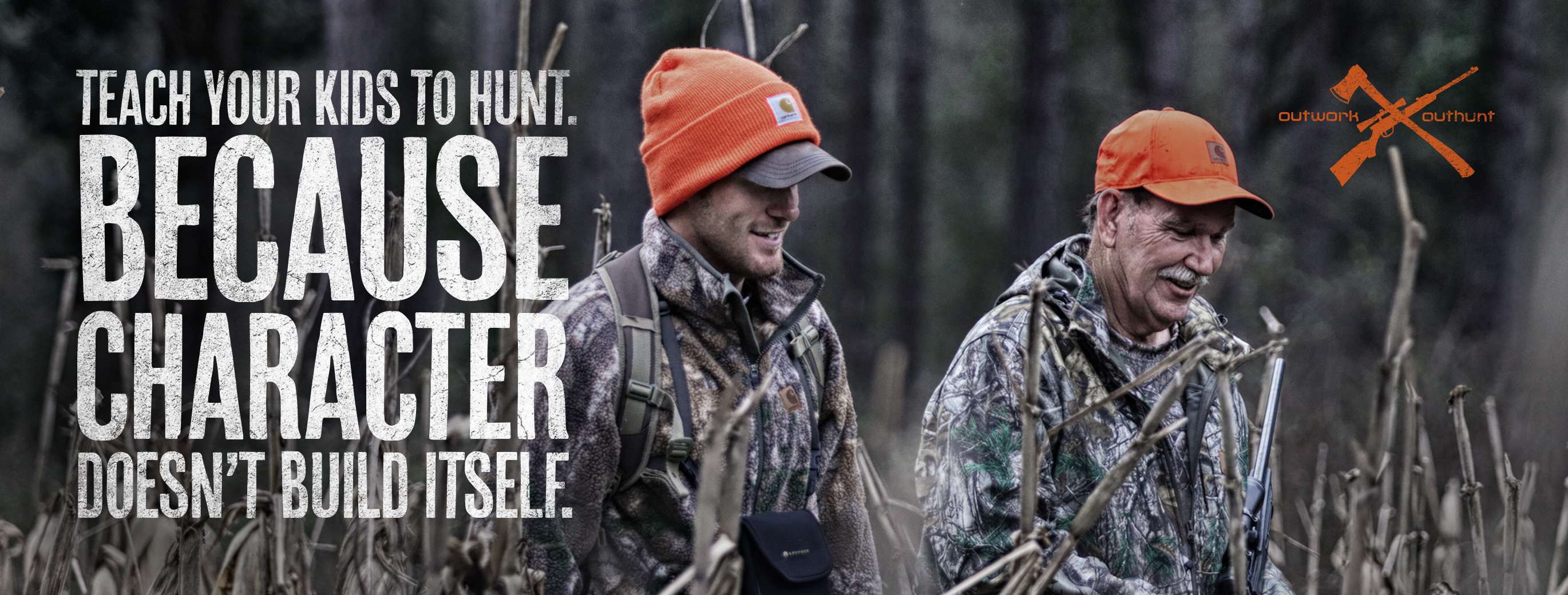 Teach your kids to hunt. Because character doesn't build itself
